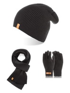 Súprava 3v1 zimná čiapka, šál a rukavice