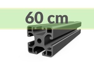 Konštrukčný hliníkový profil 40x40x600mm [8]
