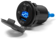 Motocykel USB zásuvka 12V USB 3.1A IP54 LED Motocykel USB zásuvka 12V USB 3.1A IP54 LED