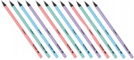 BERLINGO Instinct grafitová ceruzka, pastel, 12 kusov, mix farieb