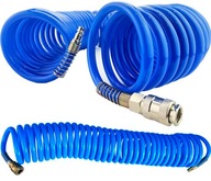 KÁBEL 15M ŠPIRÁLOVÁ HADICA 12X8MM PNEUMATICKÝ POLYURETÁN PRE KOMPRESOR KÁBEL 15M ŠPIRÁLOVÁ HADICA 12X8MM PNEUMATICKÝ POLYURETÁN PRE KOMPRESOR