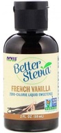 Lepšia Stévia francúzska vanilka 59ml NOW Foods