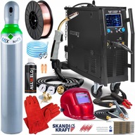 INVERTOROVÝ MIG MAG MMA TIG DC FLUX 3V1 LCD ZVÁRAČKA