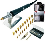 Horák na drevo spájkovačka pyrograf horák 24 dielna sada TOOLCRAFT GERMANY Horák na drevo spájkovačka pyrograf horák 24 dielna sada TOOLCRAFT GERMANY
