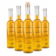 5 ks Futura sklenená fľaša s odmerkou na víno, 500 ml 5 ks Futura sklenená fľaša s odmerkou na víno, 500 ml