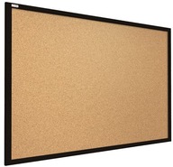 Čierna drevená korková doska 90x60 + špendlíky Čierna drevená korková doska 90x60 + špendlíky