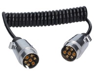 2m špirálový elektrický kábel, 7-PIN zástrčky 2m špirálový elektrický kábel, 7-PIN zástrčky