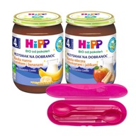 HiPP Kaša pred spaním 2x190g + 2 ružové lyžičky HiPP Kaša pred spaním 2x190g + 2 ružové lyžičky