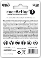 Batéria (NiMH) everActive D (R20) 5500 mAh 2 ks Batéria (NiMH) everActive D (R20) 5500 mAh 2 ks
