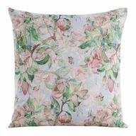 Kvetinová obliečka na vankúš FLORE/10 45x45 cm zelená + ružová Kvetinová obliečka na vankúš FLORE/10 45x45 cm zelená + ružová