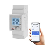 1-fázový ZigBee prúd energie METER TUYA 80A DIN