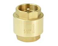 MOSADZNÝ SPÄTNÝ VENTIL 1 1/2'' PALCA SO Zátkou, VENTIL DN40 MOSADZNÝ SPÄTNÝ VENTIL 1 1/2'' PALCA SO Zátkou, VENTIL DN40