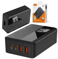 NABÍJAČKA ZDROJ 65W 4x USB TYP C PD QC LCD LED NABÍJAČKA ZDROJ 65W 4x USB TYP C PD QC LCD LED