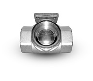 3-cestný guľový ventil 1 1/4 palca DN32 ISO5211