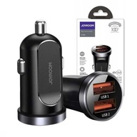 AUTONABÍJAČKA JOYROOM 2x USB RÝCHLE 30W RÝCHLE NABÍJANIE AUTONABÍJAČKA JOYROOM 2x USB RÝCHLE 30W RÝCHLE NABÍJANIE