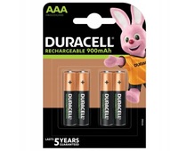 4x Duracell AAA 900mAh batérie + BOX R3 zadarmo