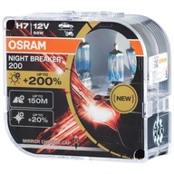 Žiarovky OSRAM Night Breaker Laser H7 +200% +150m