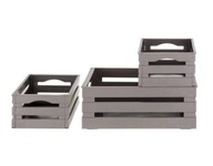 Sada 3 plastových boxov. TAUPE eco Sada 3 plastových boxov. TAUPE eco