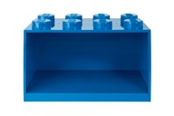 Polička v tvare LEGO kocky, modrá