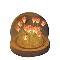 DIY Tulipánová ľahká ručne vyrobená dekorácia nábytku