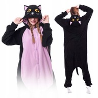CAT Kigurumi Onesie Teplákové pyžamové kombinézy S