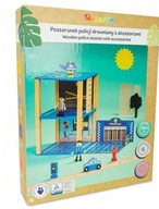 ELEFUN Drevená policajná stanica s príslušenstvom ELEFUN Drevená policajná stanica s príslušenstvom