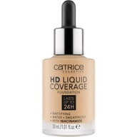 CATRICE HD Liquid Coverage zmatňujúci make-up na tvár 036 Hazelnut Beige