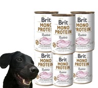 BRIT MONO Protein Rabbit Rabbit krmivo pre psov 12x400g BRIT MONO Protein Rabbit Rabbit krmivo pre psov 12x400g