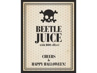 Etikety na alkohol - Beetle Juice - 9,5 x 12,5 cm