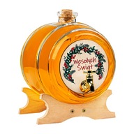 4L sud s kohútikom na mesiačik, whisky, džús, darček, ceduľku, Veselé Vianoce 4L sud s kohútikom na mesiačik, whisky, džús, darček, ceduľku, Veselé Vianoce