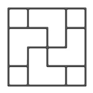 DIY Dlažba Dlažba Cement Brick Square Form DIY Dlažba Dlažba Cement Brick Square Form