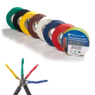 Elektroinštalačná izolačná páska Strong Insulation Mix Colors 20m 8ks Elektroinštalačná izolačná páska Strong Insulation Mix Colors 20m 8ks