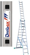 Drabex 4200 3x11 skladací hliníkový rebrík 8,56