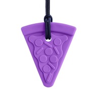 ARK Terapeutické hryzátko Pizza prívesok fialový XXT ARK Terapeutické hryzátko Pizza prívesok fialový XXT