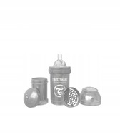 Twistshake Antikoliková fľaša 180ml, perleťovo šedá Twistshake Antikoliková fľaša 180ml, perleťovo šedá