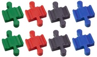 Konektor BRIO IKEA Lillabo x8 samec koľajnicového adaptéra Konektor BRIO IKEA Lillabo x8 samec koľajnicového adaptéra