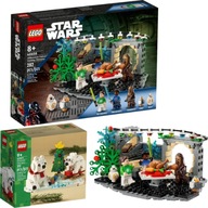 LEGO STAR WARS VIANOČNÁ DIORÁMA MILENNIUM FALCON 40658 + SET LEGO 40571 LEGO STAR WARS VIANOČNÁ DIORÁMA MILENNIUM FALCON 40658 + SET LEGO 40571