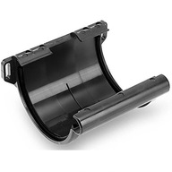 Spojka Galeco 130 mm Čierna 9005 Spojka žľabu Spojka Galeco 130 mm Čierna 9005 Spojka žľabu