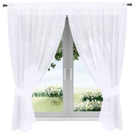 PRIPRAVENÁ ZÁCLONA, HLADKÁ 170x400 COCOON ZÁCLONA ZÁCLONA LAPAČ SNOV BIELY VOIL PRIPRAVENÁ ZÁCLONA, HLADKÁ 170x400 COCOON ZÁCLONA ZÁCLONA LAPAČ SNOV BIELY VOIL