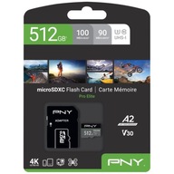 Pamäťová karta PNY Pro Elite 512 GB microSDXC CL10
