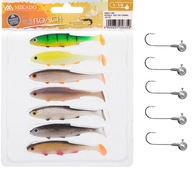 MIKADO REAL FISH ROACH nástraha 7cm 7ks + Jig MIKADO REAL FISH ROACH nástraha 7cm 7ks + Jig