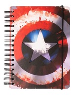 Zápisník Marvel Captain America A5 90k bodkovaný Zápisník Marvel Captain America A5 90k bodkovaný