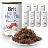 Brit Mono Protein Jahňacie mäso a ryža 12 x 400 g