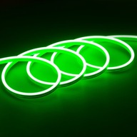 NEON FLEX LED pásik 12V VÝKONNÝ | 5 METROV | ZELENÁ NEON FLEX LED pásik 12V VÝKONNÝ | 5 METROV | ZELENÁ