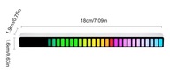 RGB LED PANEL POPRUH OVLÁDANIE ZVUKU USB C FARBA