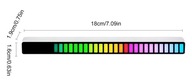 RGB LED PANEL POPRUH OVLÁDANIE ZVUKU USB C FARBA RGB LED PANEL POPRUH OVLÁDANIE ZVUKU USB C FARBA