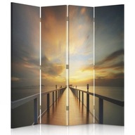 Obojstranná obrazovka, Most zaliaty slnkom - 145x