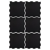 GUMOVÁ PODLOŽKA PODLAHOVÉ PUZZLE telocvičná SET 6 GUMOVÁ PODLOŽKA PODLAHOVÉ PUZZLE telocvičná SET 6