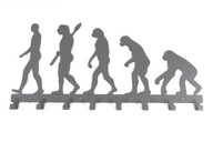 Vešiak na šaty s grafikou, kľúč EVOLUTION OF DARWIN Vešiak na šaty s grafikou, kľúč EVOLUTION OF DARWIN