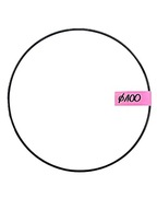 ČIERNA kovová obruč ø100 cm - lapač snov ČIERNA kovová obruč ø100 cm - lapač snov